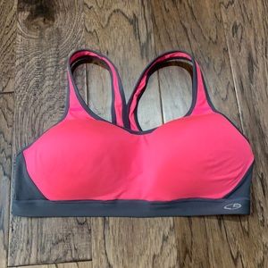 Champion hot pink sports bra. Size Large